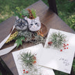 愛犬・愛猫と一緒に結婚式♪ 羊毛フェルト ウェディング ブートニア ブローチ