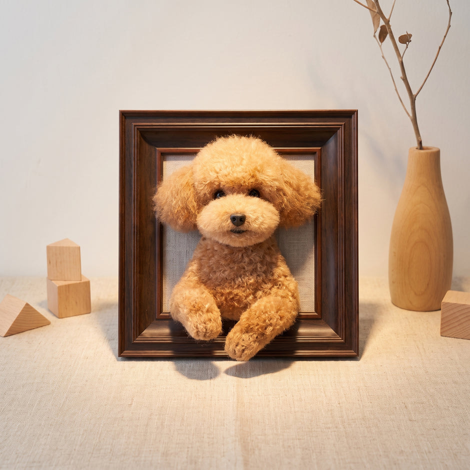 大切な思い出をフレームに。羊毛フェルト 額縁アート ハンドメイド メモリアルギフト